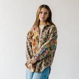 The Cornelia Floral Shacket Jacket from Piper & Scoot